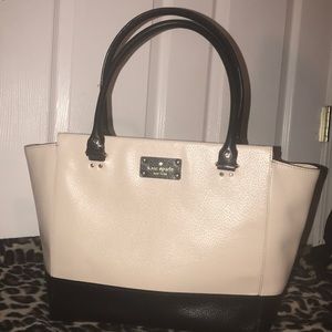 Kate Spade black and cream bag